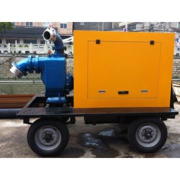 Mobile Drainage Sewage Diesel Engine Dewatering Pump